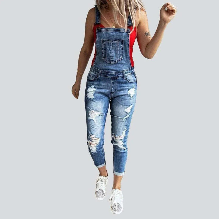 Jeans dungaree for ladies | Jeans4you.shop