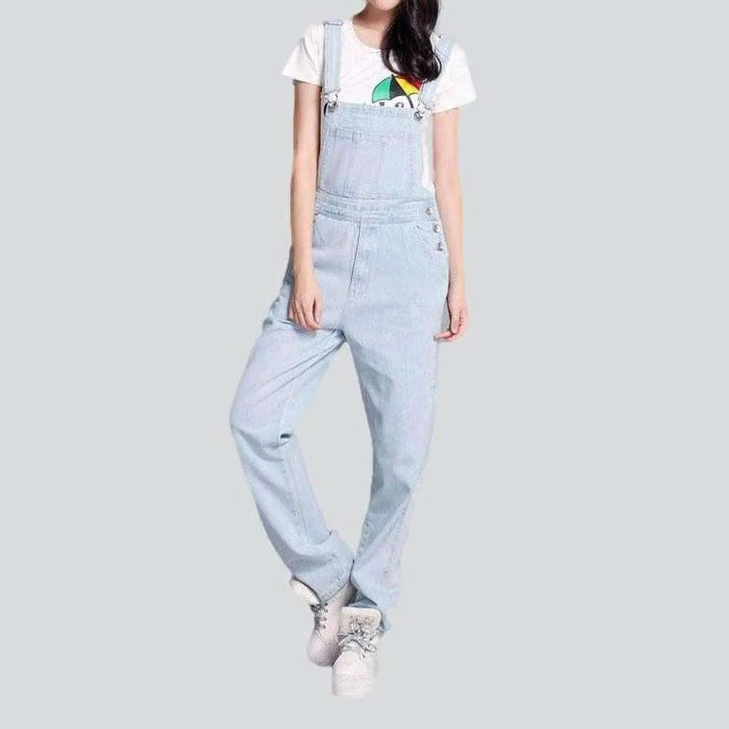 Loose fit women's denim overall | Jeans4you.shop