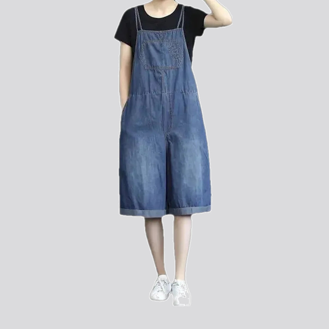 Medium Pattern Casual Denim Overall for Women | Jeans4you.shop