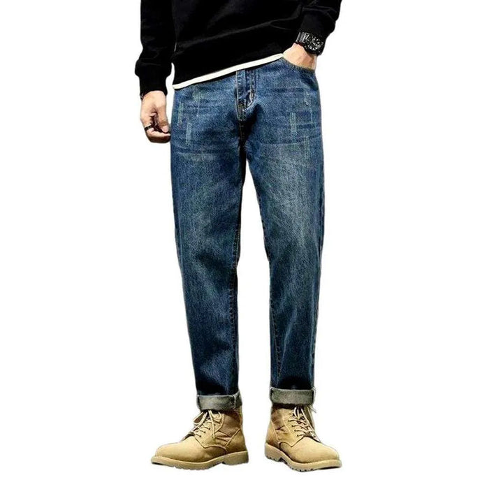 Medium wash blue men's jeans