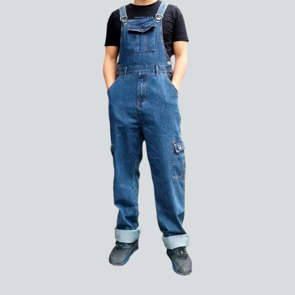 Men's jean bib overall | Jeans4you.shop