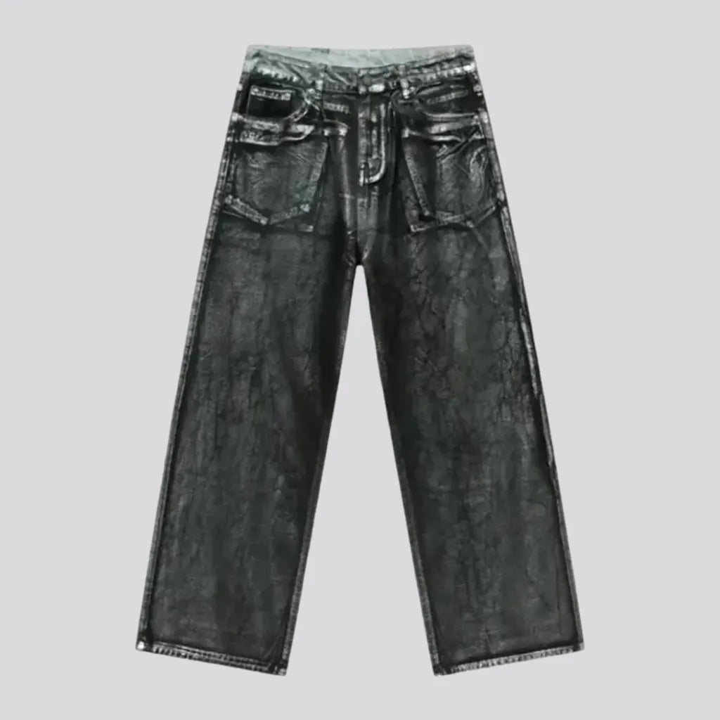 Mid Rise Painted Boho Men's Jeans | Jeans4you.shop