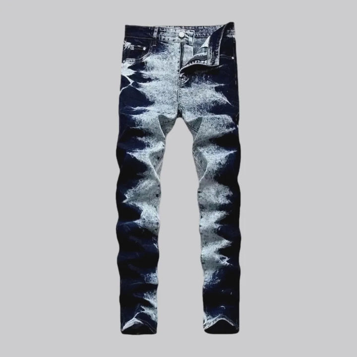 Grunge fit tie dye men's jeans | Jeans4you.shop