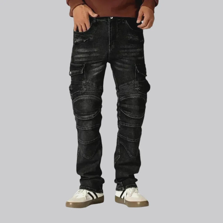 Biker style moto jeans for men | Jeans4you.shop