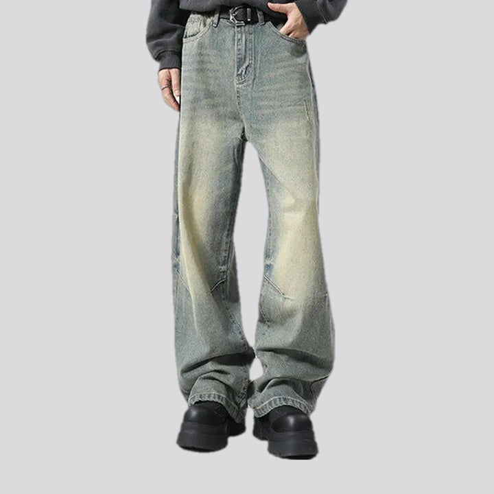 Retro Faded Light Fashion Men's Jeans | Jeans4you.shop