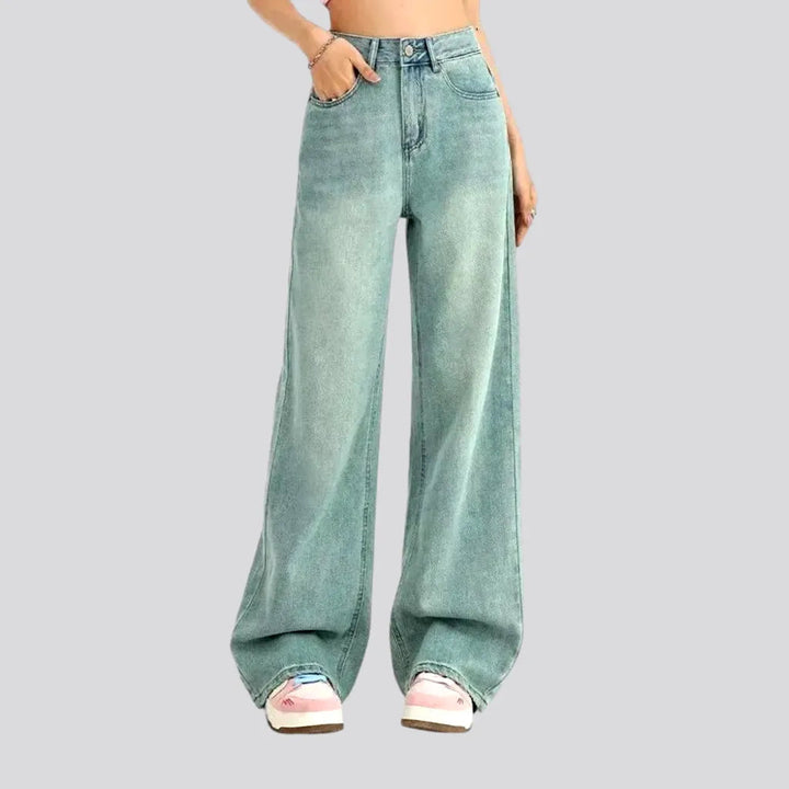 Retro Faded Light Slouchy Women's Jeans | Jeans4you.shop