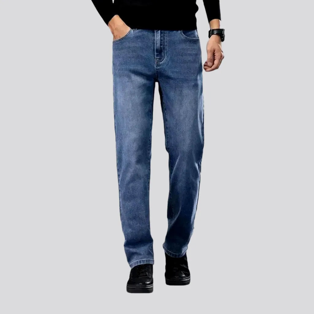 Retro Tapered High-rise Casual Men's Jeans | Jeans4you.shop