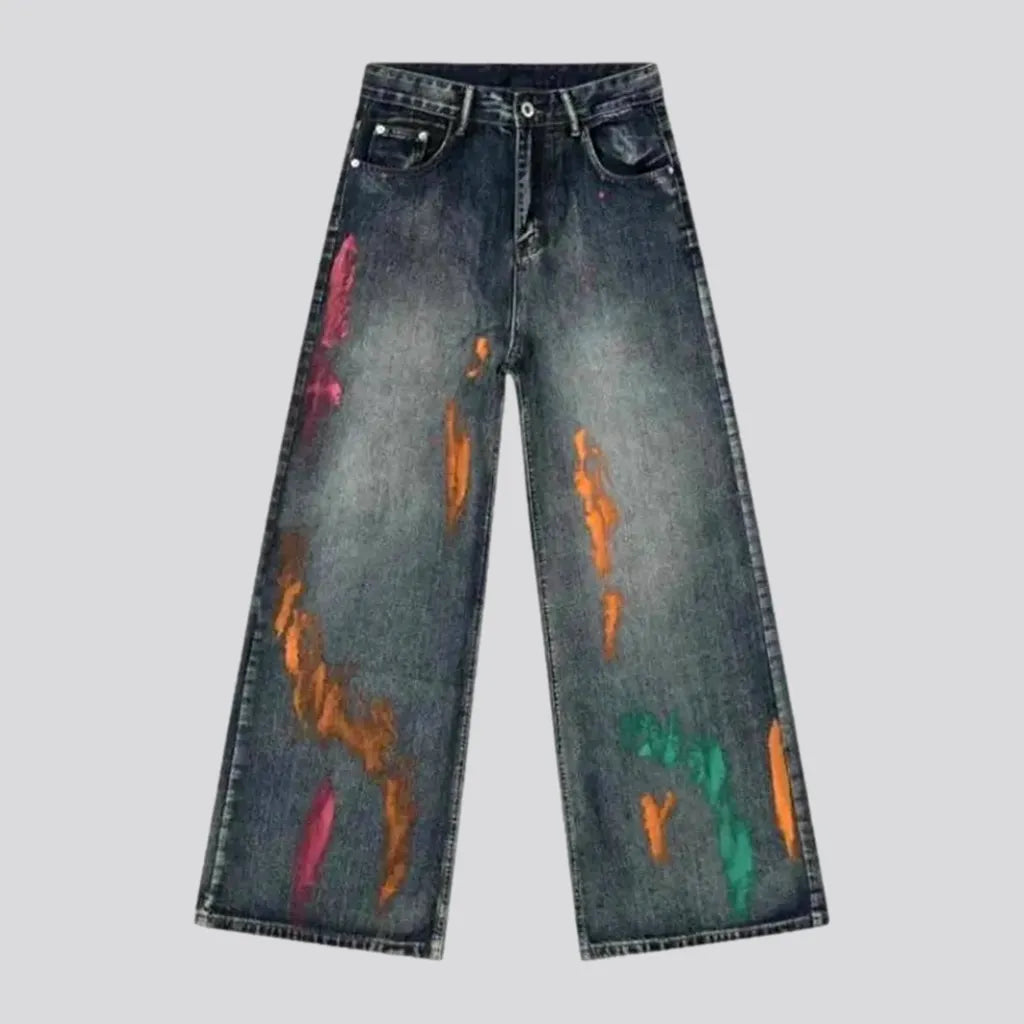 Sanded Fashion Boho Style Jeans for Men | Jeans4you.shop