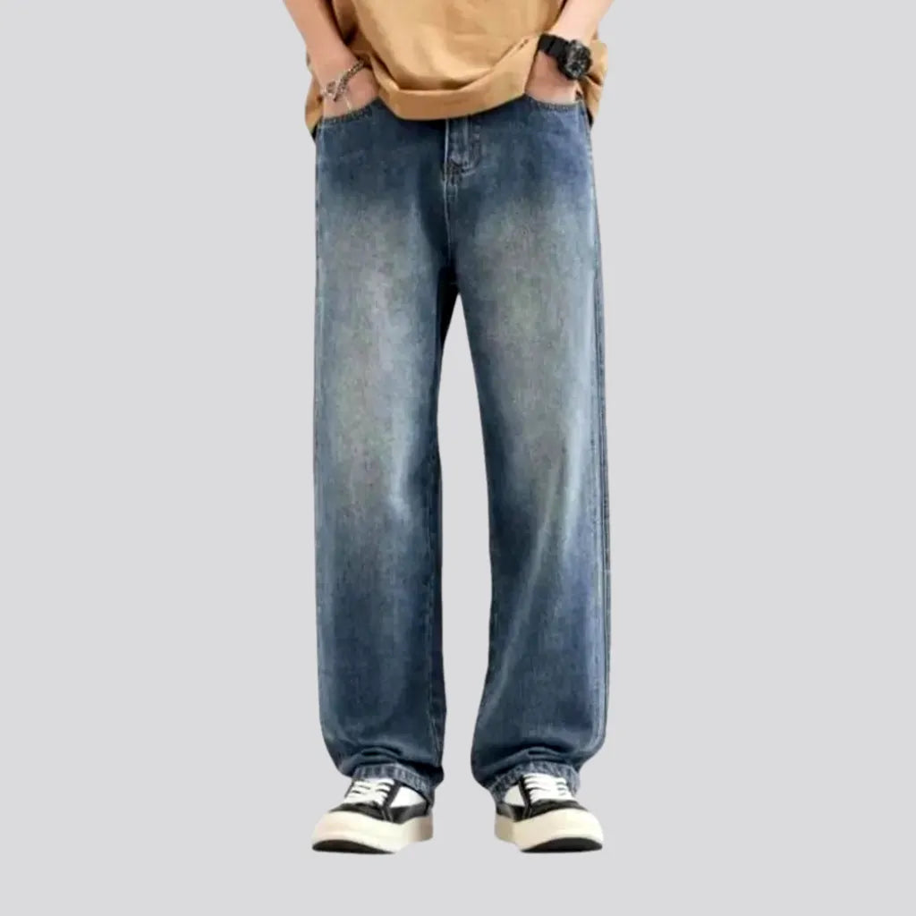 Sanded Medium Pattern Retro Men's Jeans | Jeans4you.shop