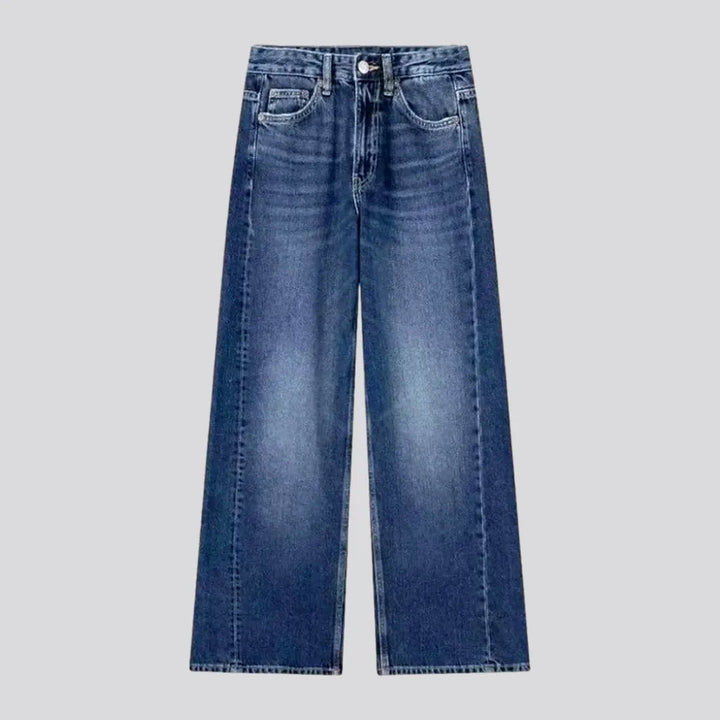 Sanded Mid-rise Women's Jeans | Jeans4you.shop