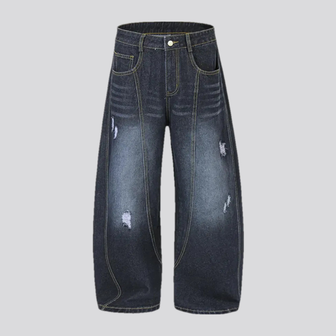 Sanded Torn Style 90s Men's Jeans | Jeans4you.shop