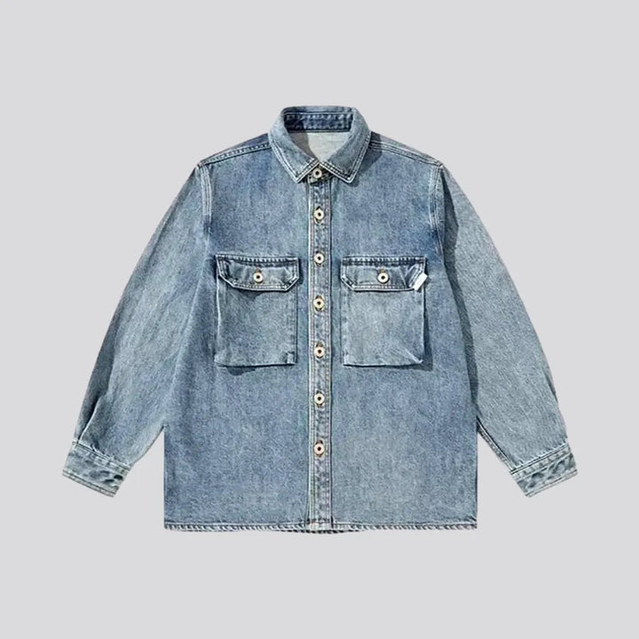 Sanded Vintage Men's Denim Jacket | Jeans4you.shop