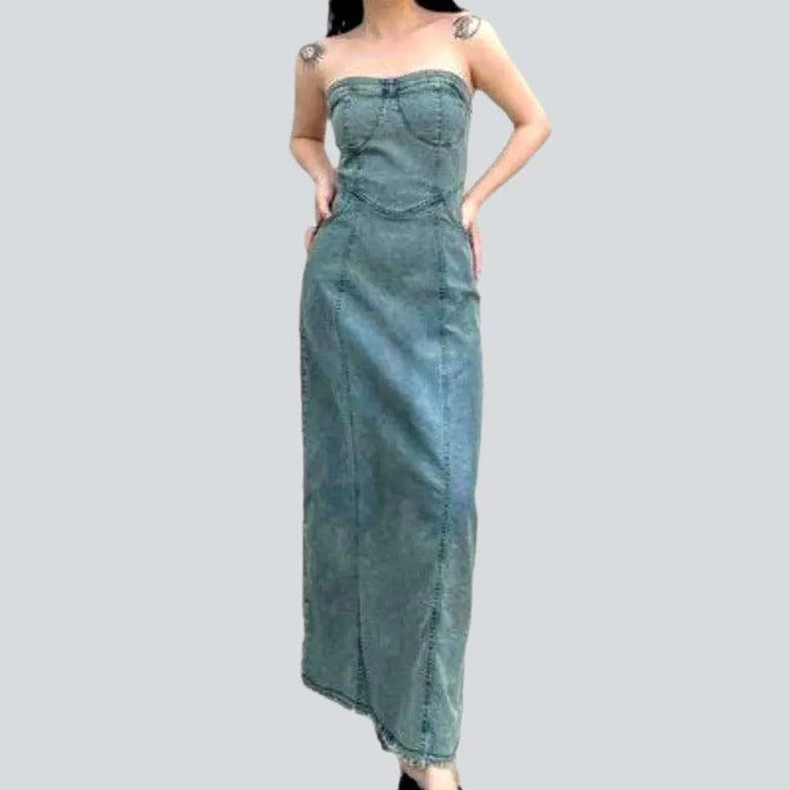 Sheath style city jeans dress | Jeans4you.shop