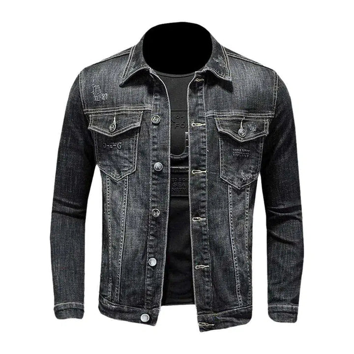 Sherpa fleece denim jacket