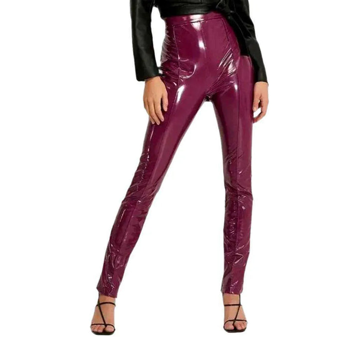 Skinny wax women's denim pants