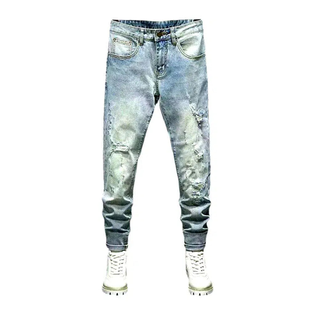 Slim men's street jeans