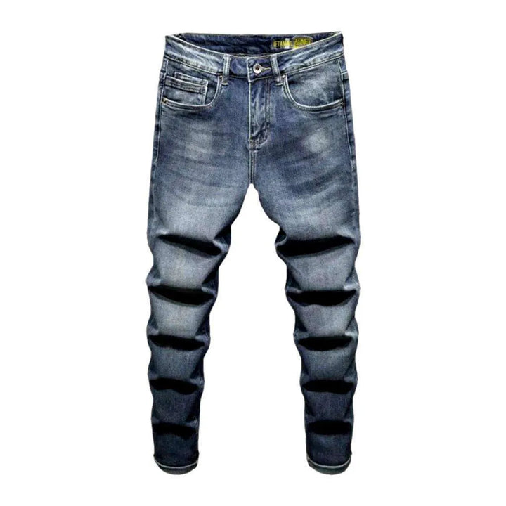 Slim men's vintage jeans