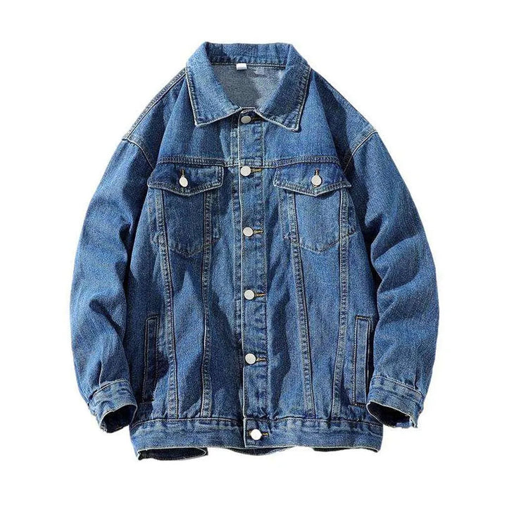 Street fashion men's denim jacket