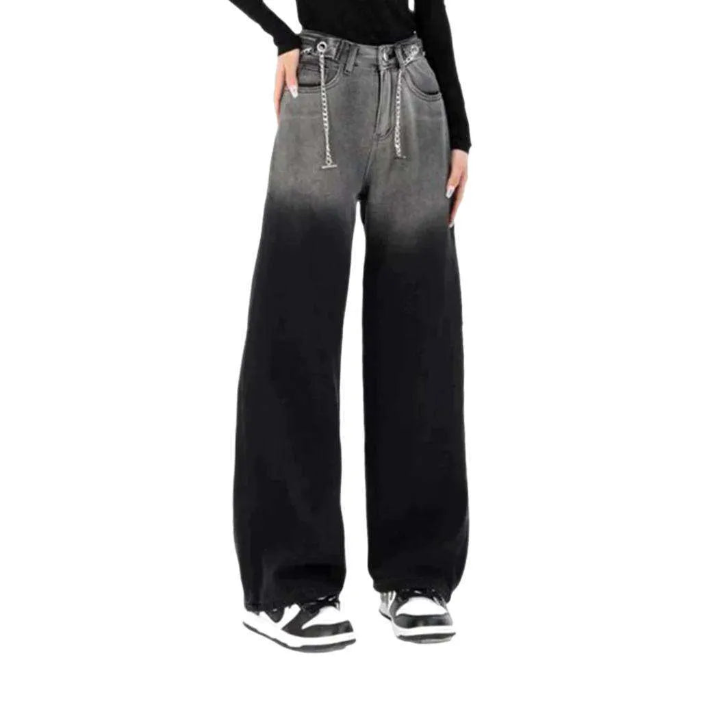 Street high-waist jeans
 for ladies