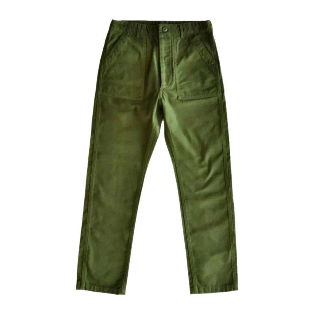 Street military men's jeans pants