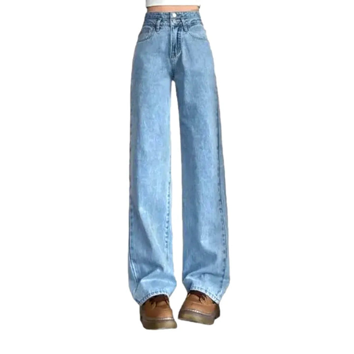 Street wide-leg jeans for women