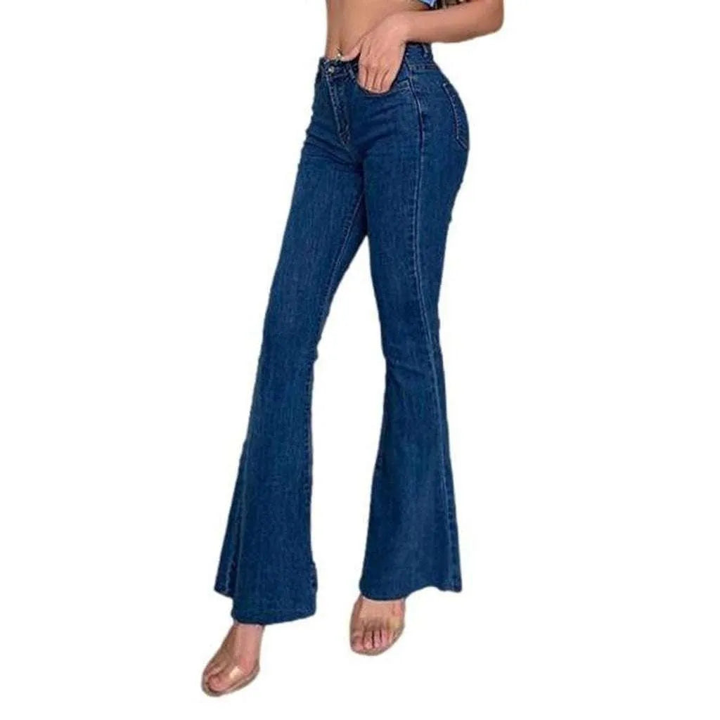 Stylish boot cut women's jeans