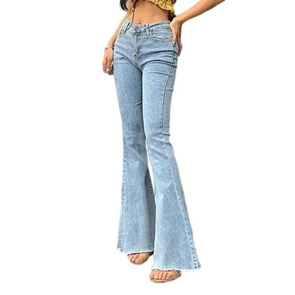 Stylish boot cut women's jeans