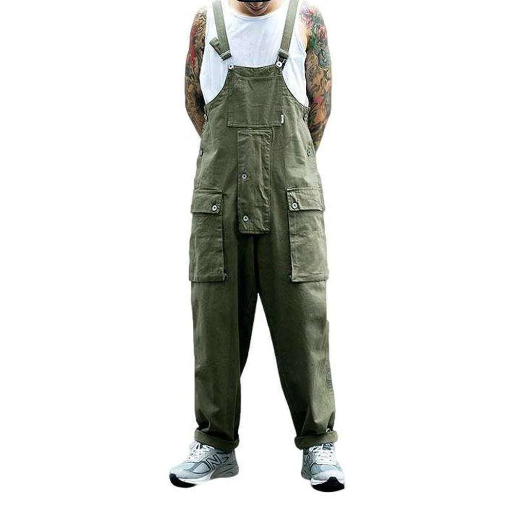 Stylish Jean Overall for Men - Khaki