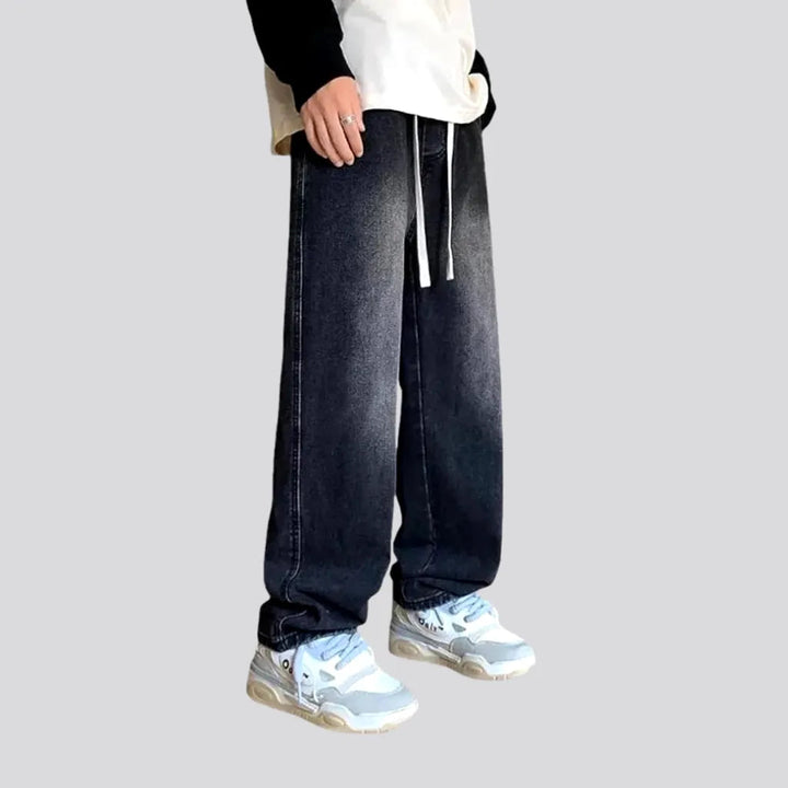 Stylish Mid Waist Men's Denim Joggers | Jeans4you.shop