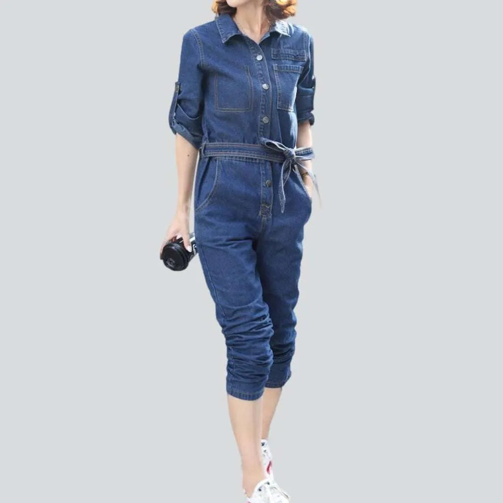 Stylish women's jean jumpsuit | Jeans4you.shop