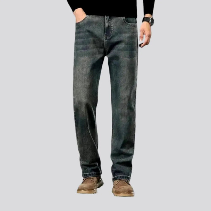 Tapered Fit High Rise Men's Jeans | Jeans4you.shop