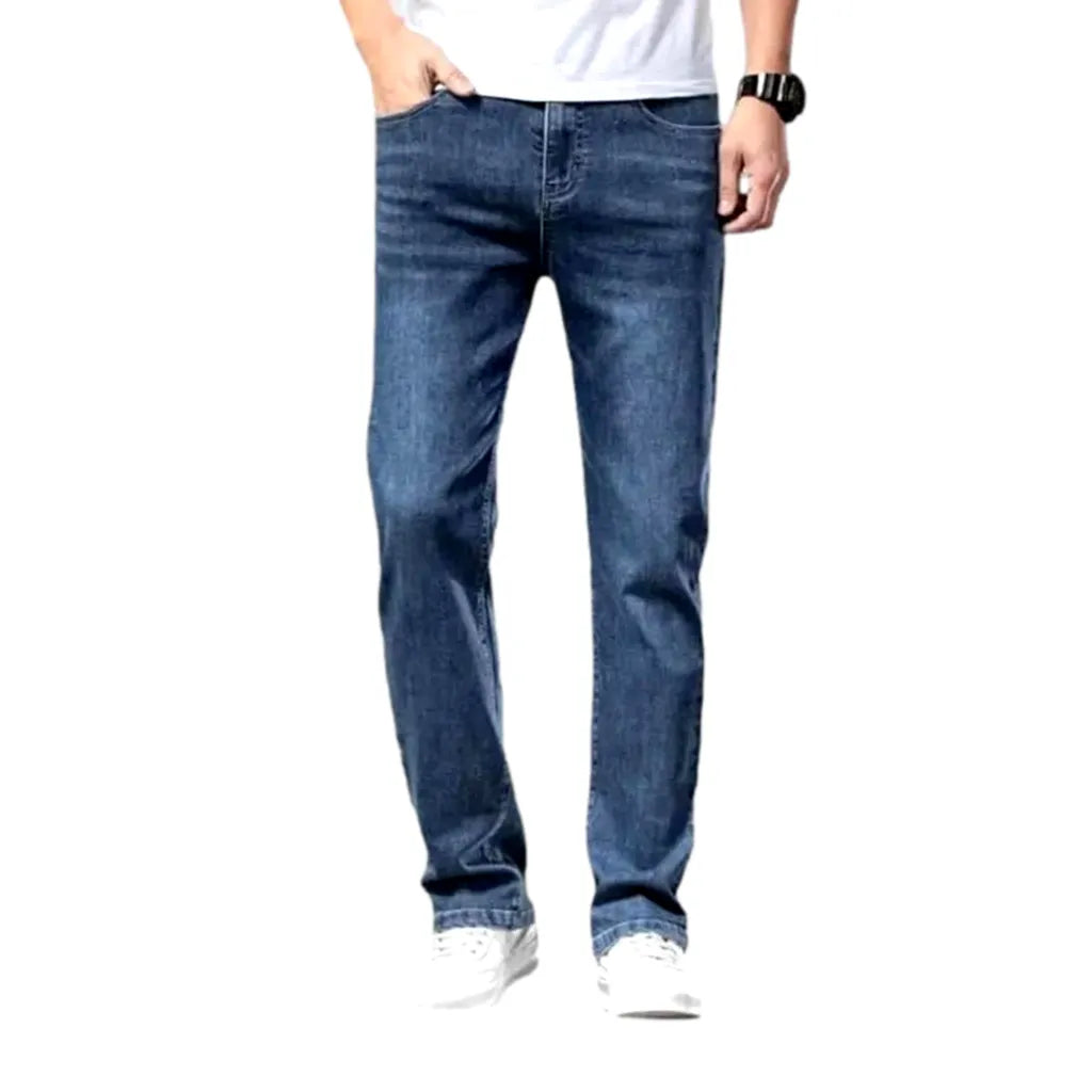 Tapered men's lyocell jeans