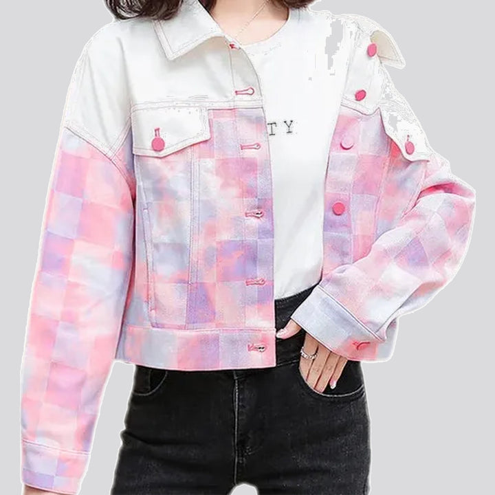 Trendy Crop Women's Denim Jacket | Jeans4you.shop