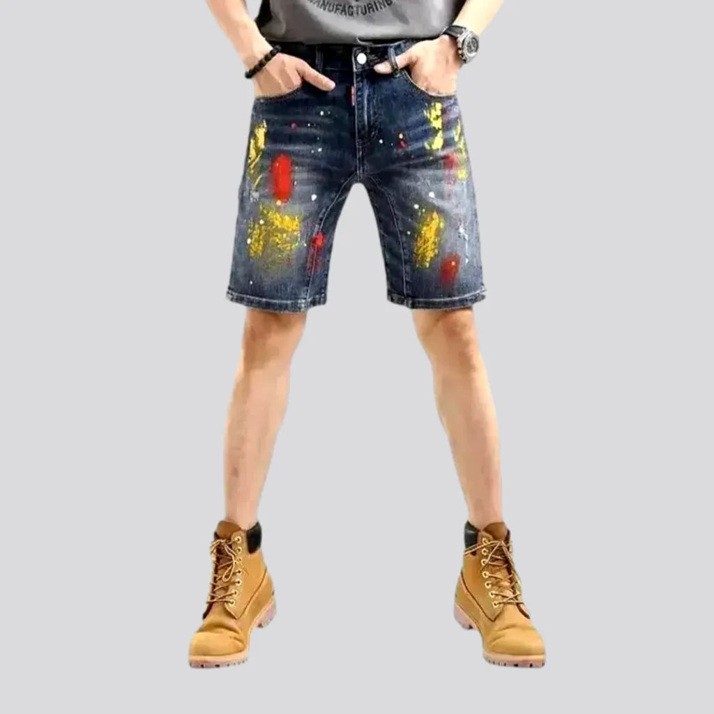 Trendy Sanded Denim Shorts for Men | Jeans4you.shop