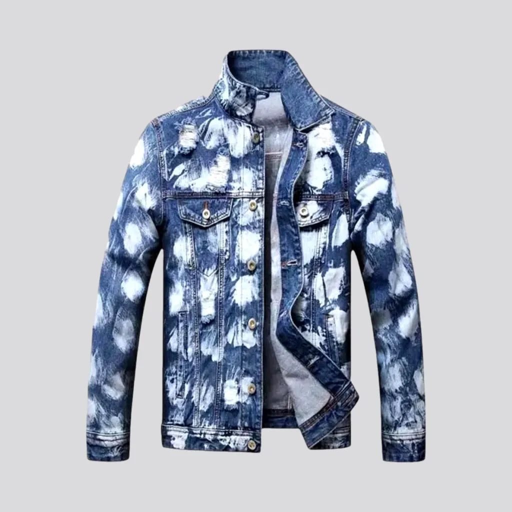 Trendy Slim-fit Men's Jeans Jacket | Jeans4you.shop