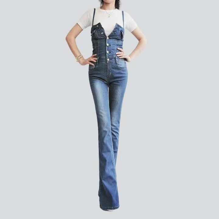 Trendy women's denim jumpsuit | Jeans4you.shop