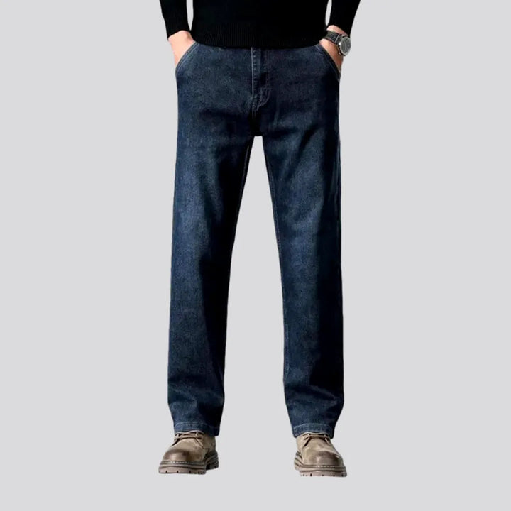 Vintage Straight-cut Elastic Men's Jeans | Jeans4you.shop