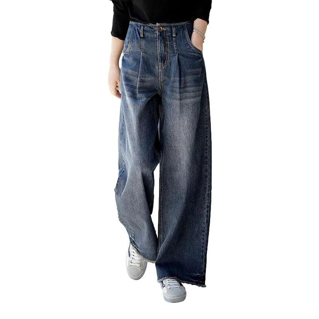 Vintage wide-leg women's jeans