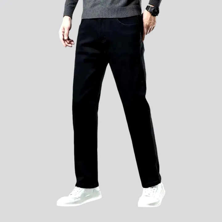 Warm Mid Rise Tapered Men's Jeans | Jeans4you.shop