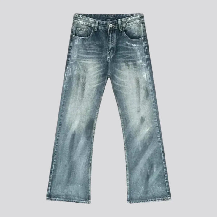 Whiskered Mid Rise Boho Men's Jeans | Jeans4you.shop