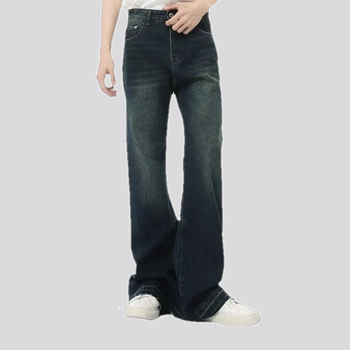 Wide Fit Dark Faded Men's Jeans | Jeans4you.shop