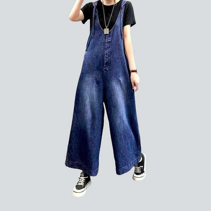 Women's trendy sanded jeans overall | Jeans4you.shop