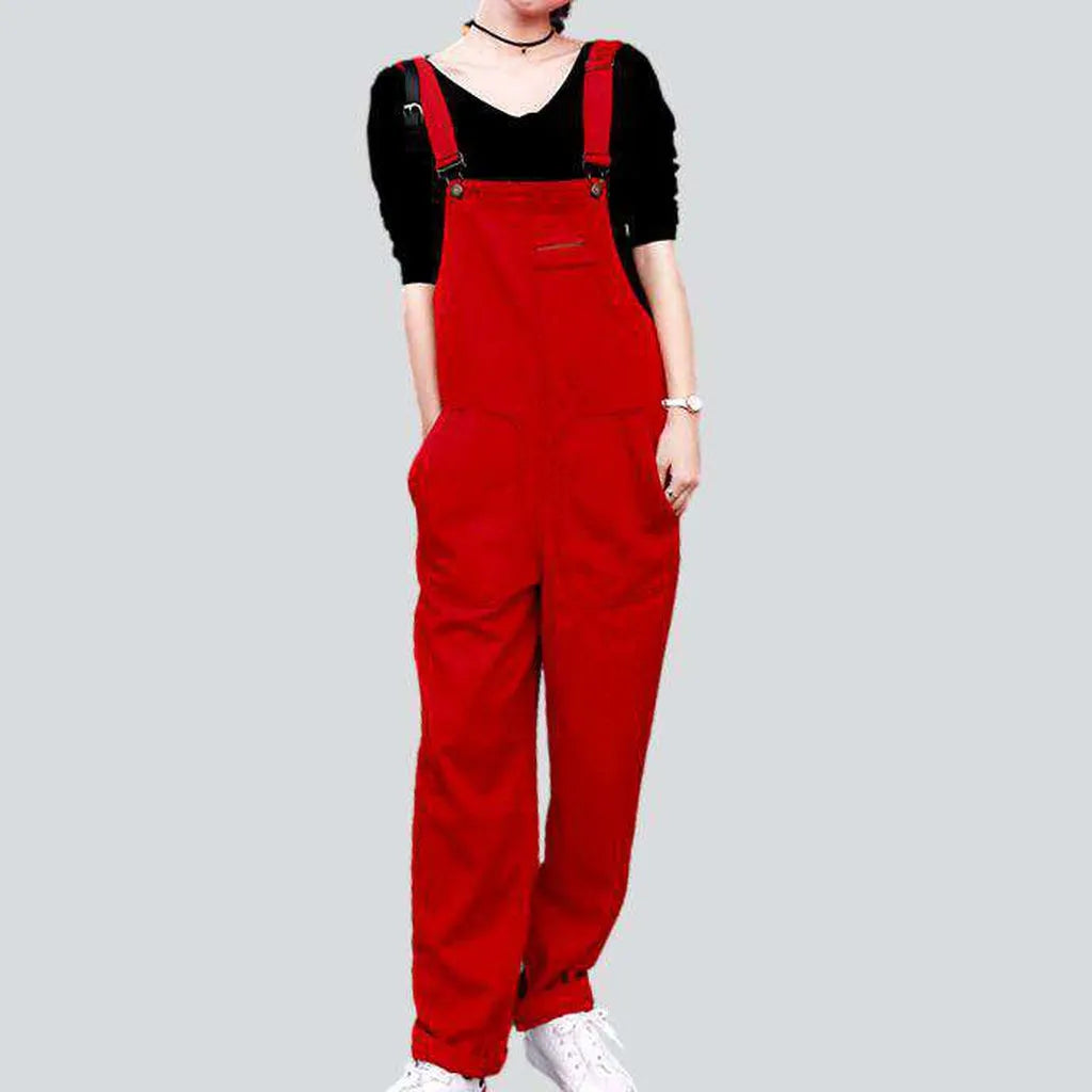 Y2k denim dungaree for ladies | Jeans4you.shop