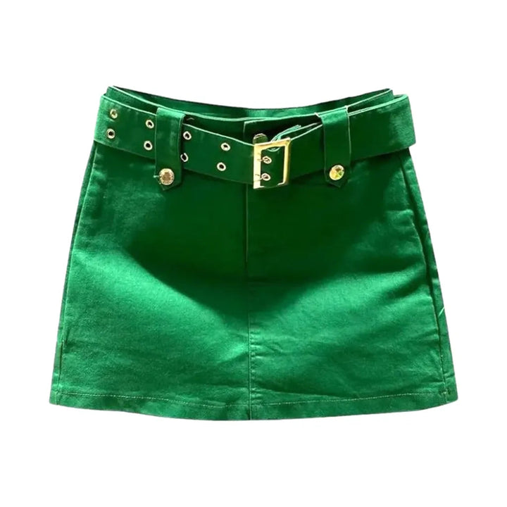 Y2k mini jeans skort
 for women